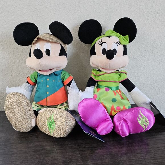 Disney Cruise Line DCL Lookout Cay Lighthouse Point Plush Toy Mickey & Minnie - Picture 1 of 5